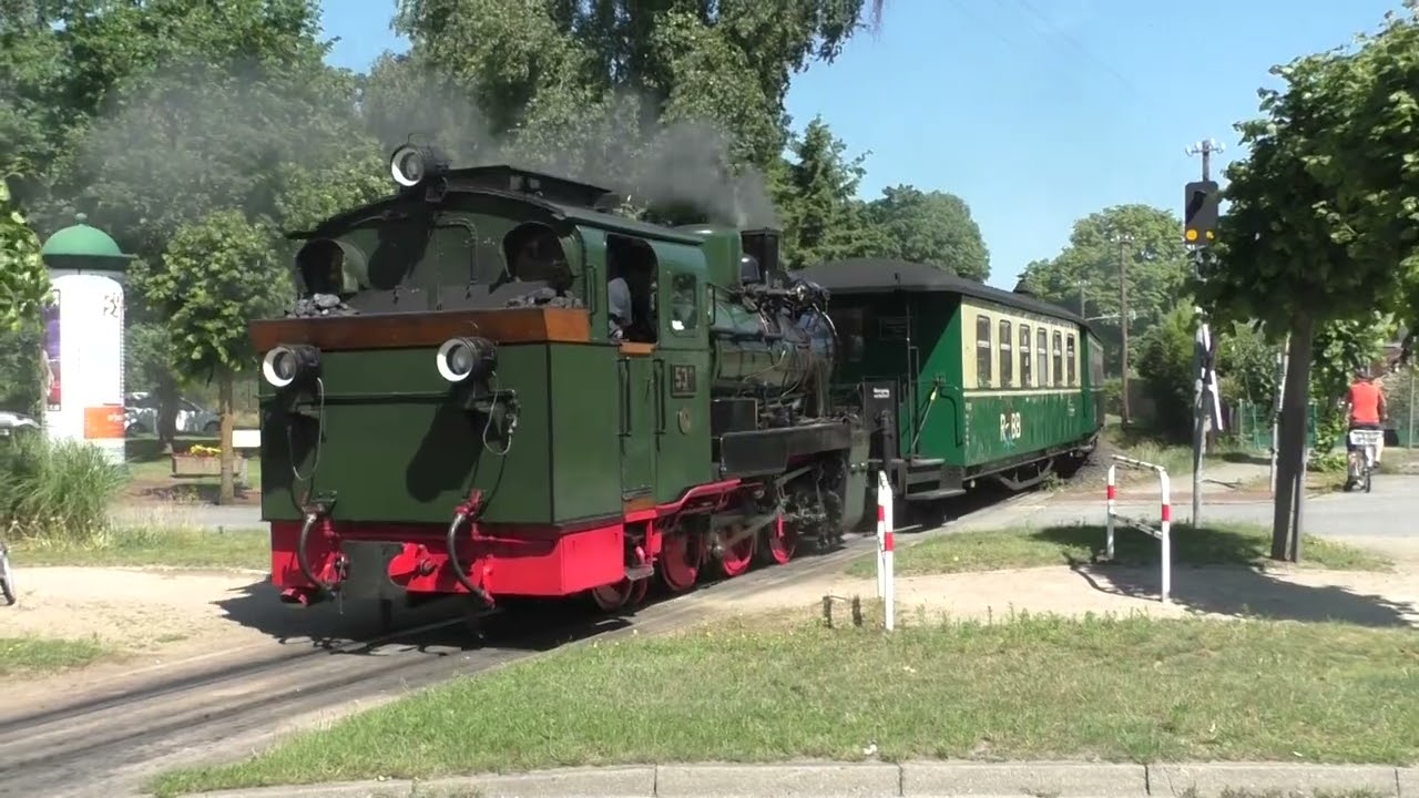 Rügen Rasender Roland Vulcan 53 Mh Ausfahrt Baabe