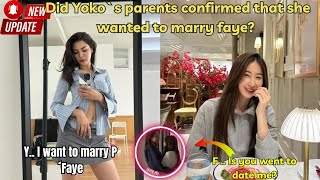 (FayeYoko)Did Yoko´s parents confirmed that she wanted to marry faye?(Y.. I want to marry p`Faye❤)