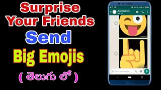 (Trick) How To Send Big Emoji Without Any App on WhatsApp || #jbncreations screenshot 3
