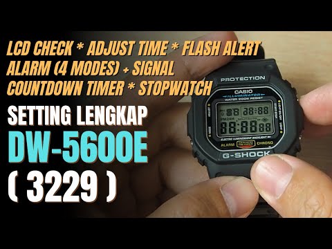 cara setting jam g shock mudman