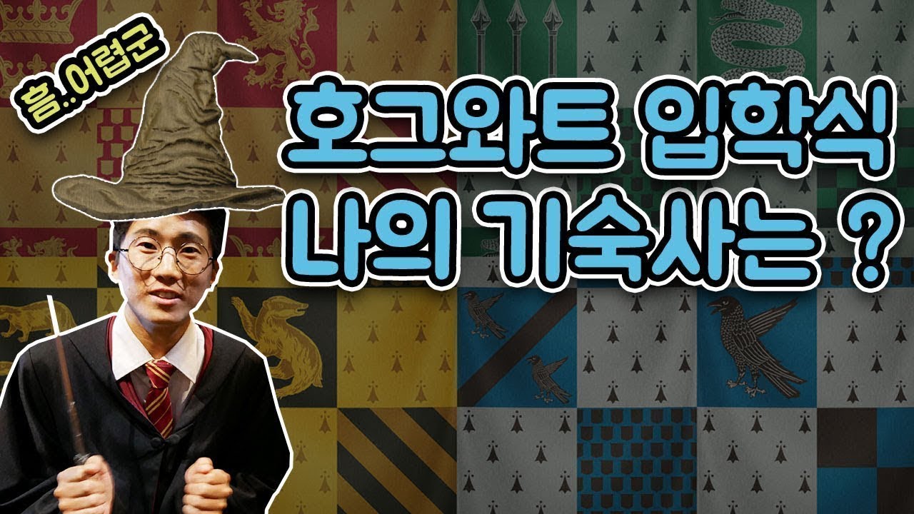 해리포터 기숙사 테스트 나의 기숙사 배정받기  (feat.pottermore)