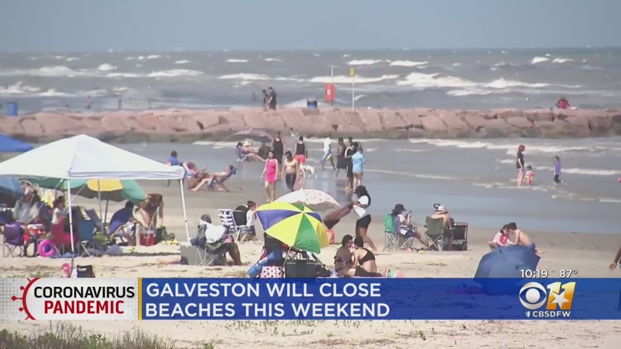 Galveston Beaches Closed For July 4th Weekend Due To Coronavirus