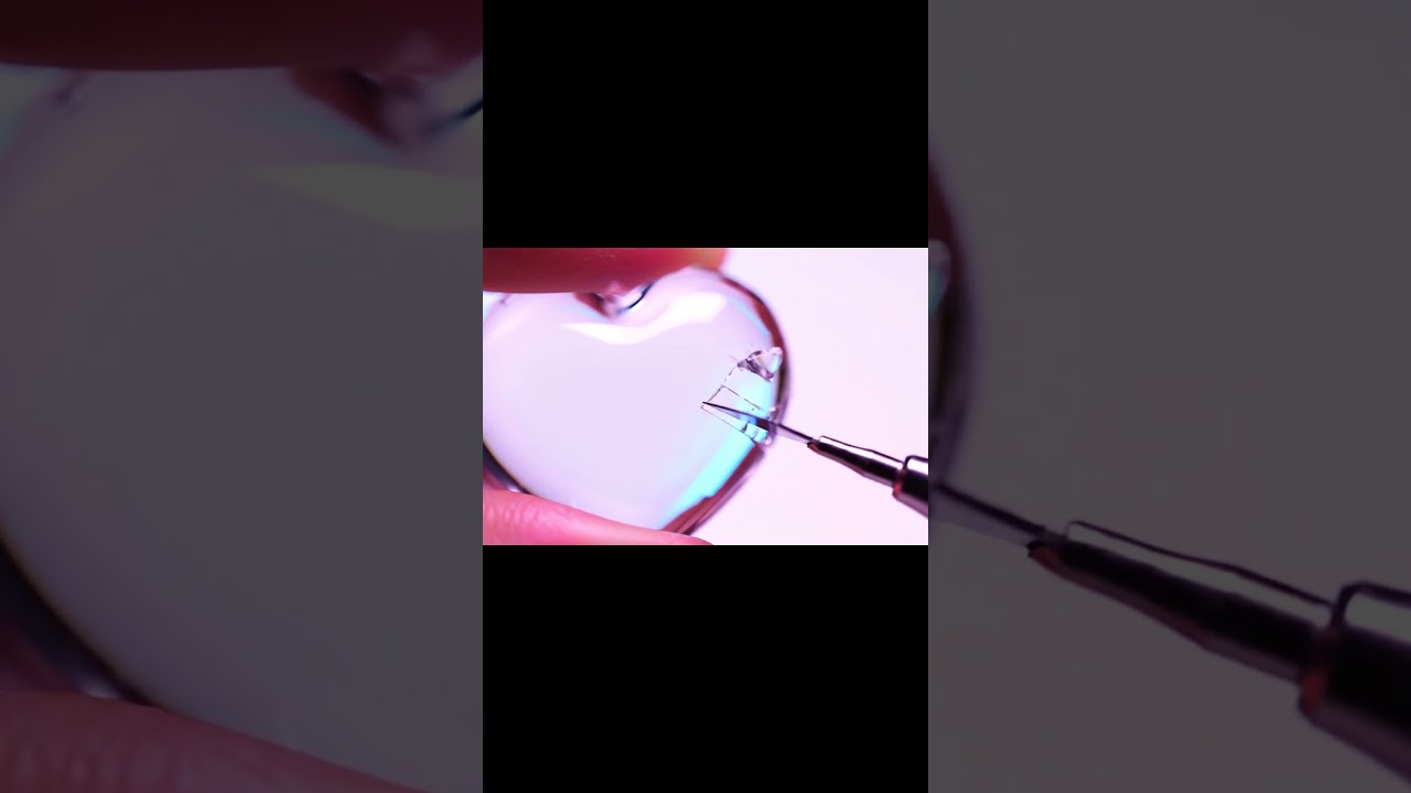 Cutting Glass Heart ASMR| 
