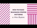 How to make seamless striped patterns in Illustrator