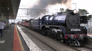 Victorian Railways Steam! Hudson R711 The Spirit of Bendigo travels to Bendigo