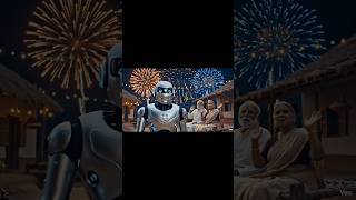 "Veo 3.1 vs Sora 2 ⚡ AI Cinematic Challenge | Alien Robot’s First Diwali in Rajasthan 🇮🇳" #aishorts