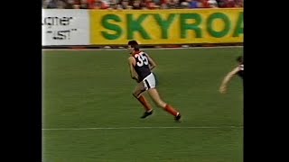 Earl Spalding - Melbourne - 2 goals v Essendon - 1987 Round 10 - Windy Hill - VFL