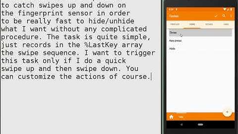 Hide secrets with Tasker - No root