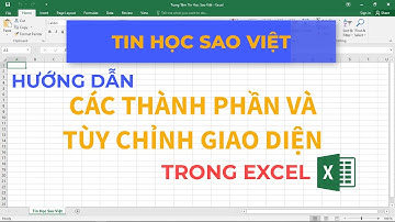 Hướng Dẫn Các Thành Phần Và Tùy Chỉnh Giao Diện Trong Phần Mềm Excel