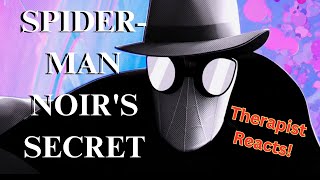 Into The Spider-Verse Spider-Man Noir Therapist Reacts