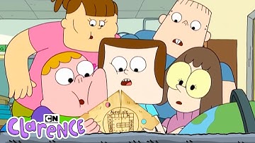 Treasure Map and Other School Adventures! | Mega Compilation | Clarence | Cartoon Network