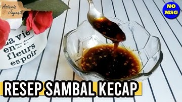 Resep Sambal Kecap Yang Enak