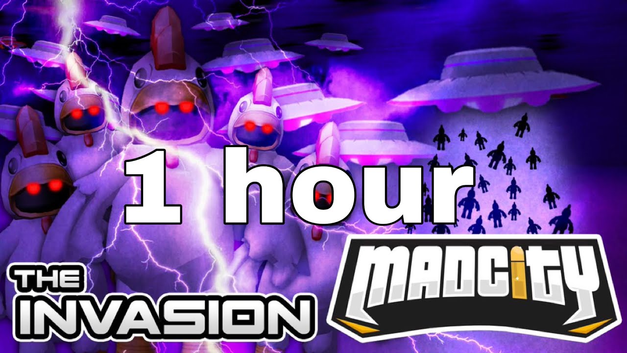 Roblox Mad City the invasion theme music 1 hour