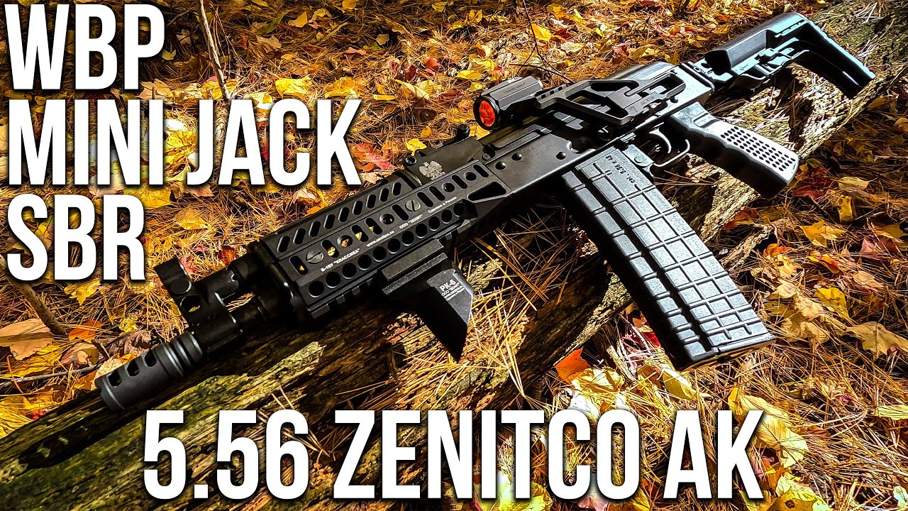WBP Mini Jack 5.56 AK Zenitco Upgrades Polish AK SBR Suppressed w