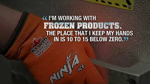 MCR Safety Ninja® Ice Winter Gloves  The Best Insulated Cold Weather Work Gloves