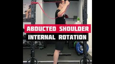 Abducted Shoulder Internal Rotation - Subscapularis Strengthening
