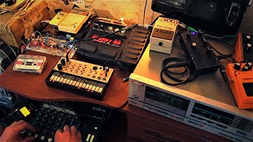 Volca Keys ambient with tape loops
