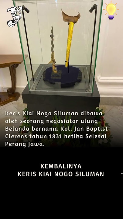 Prince Diponegoro's Demonic Keris Kiai Nogo Returns #shorts #history