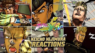 Keicho Nijimura's Reactions | JoJo's Bizarre Adventure: All-Star Battle R