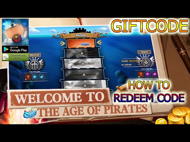 [ Gift Code ] One Pirate Odyssey:Idle RPG - Endless Blue Gift code - How to  redeem code 