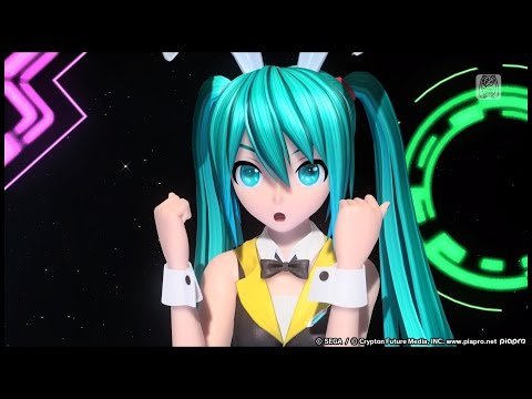 【PS4 DIVA FT】Weekender Girl【初音ミク：マイディアバニー（ディープスカイ 眼鏡なし＋白ウサギ）】