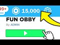 SECRET OBBY GIVES 15,000 FREE ROBUX (July 2020)