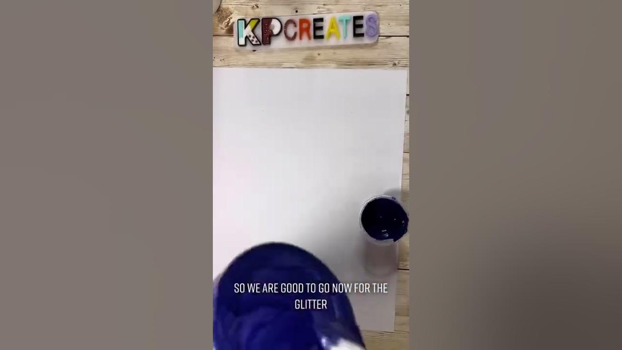 Coloring Crystalac Glitter Glue to Glitter a Tumbler PDB Glitter