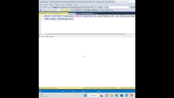 Thumbnail of SQL SERVER CONVERT DATE TO VARCHAR #SQL, #convert , #sqlserver