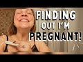 The moment i found out im pregnant 2021  emotional live pregnancy test