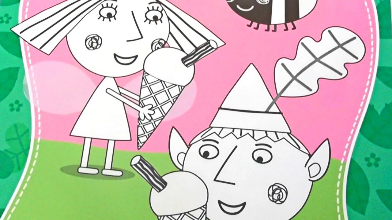 Download Ben and Holly eating ice cream ! Little Kingdom Coloring ...