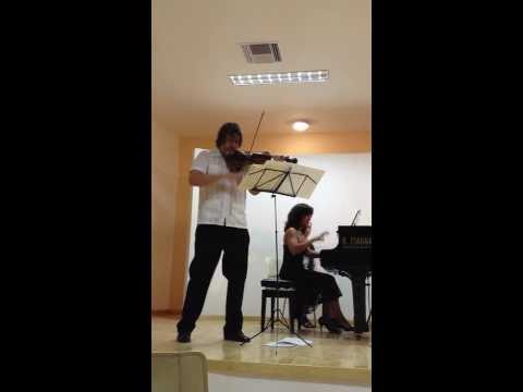 Franck sonata in A major for violin and piano mvt 4 (played by Kurt Nikkanen & Maria Asteriadou)