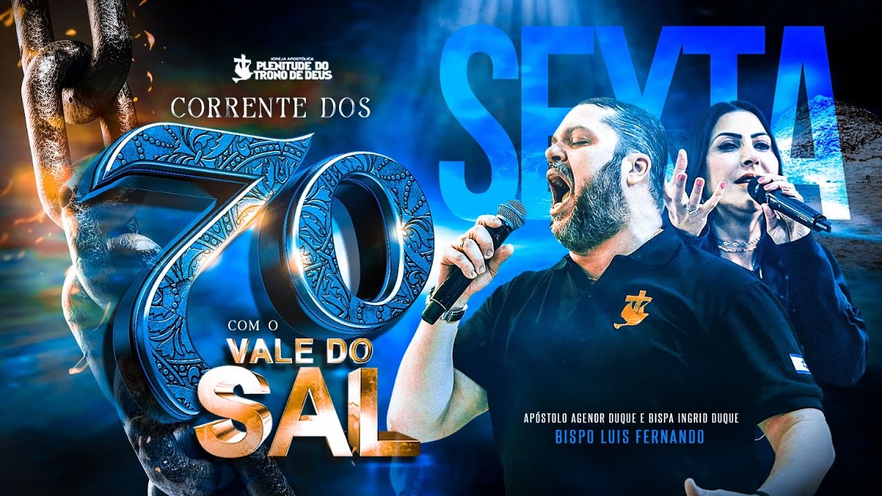 SEXTA-FEIRA - DE LIBERTAÇÃO - CORRENTE DOS 70 - 06/12/24 - APÓSTOLO AGENOR DUQUE- IAPTD AO VIVO