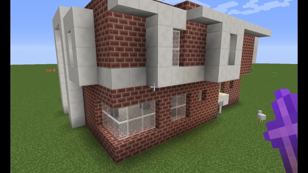 Minecraft Sadece Komut Bloğu İle Muazzam Ev Yapımı YouTube