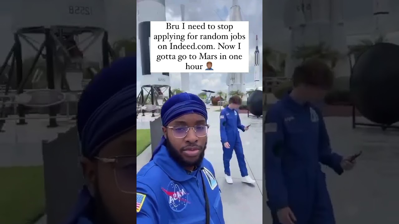 Hope you don’t get fired and left on mars 😂