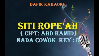 Siti Ropeah Karaoke Lagu Banjar
