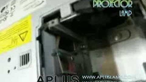 How to Replace a Projector Lamp (OPTOMA H30)