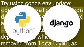 How to update an existing Conda environment with a .yml file