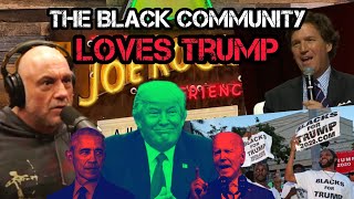 Joe Rogan and Tucker Carlson REVEAL Why The Left HATES Trump but Black People Love Him