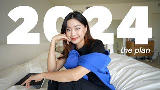 How I’m changing my life at 30 | my 2024 goals, habits, mindsets, and vision board