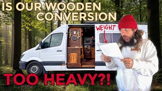 How Much Does Our Van REALLY Weigh?! (Van Build Weight Secrets REVEALED)