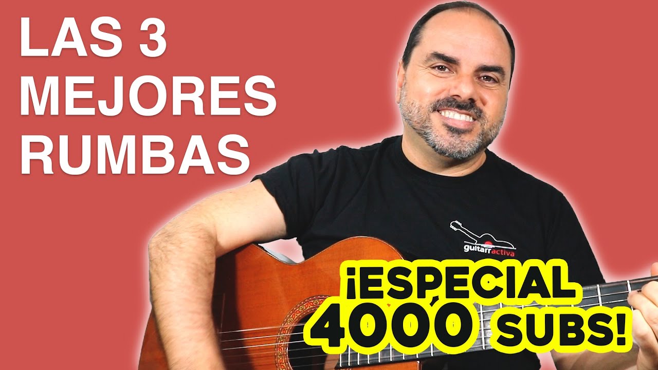 Las 3 mejores RUMBAS de Peret - GUITARRA [Fácil] 🎸 ¡Especial 4000 subscriptores!