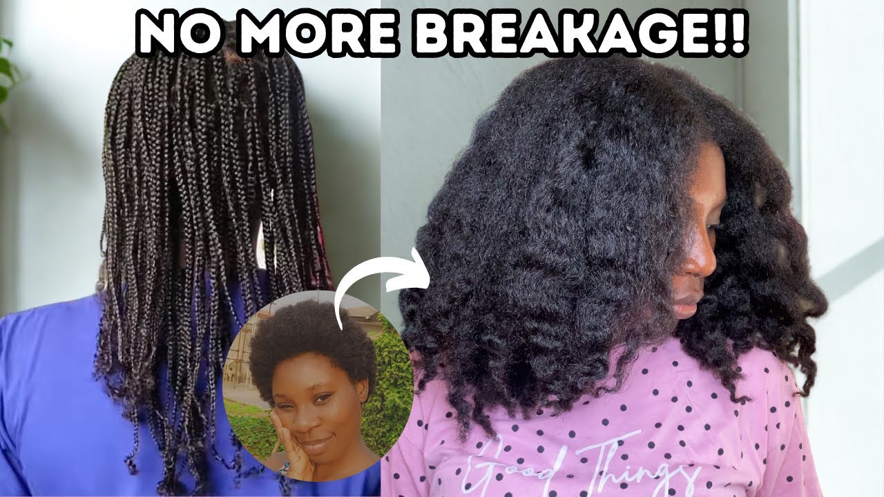 MY HAIR WAS BREAKING A LOT UNTIL I STARTED TAKING DOWN MY BRAIDS LIKE ...