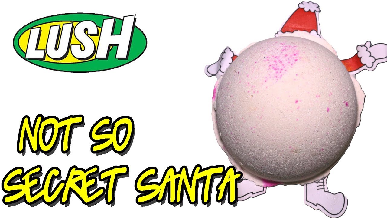 LUSH - NOT SO SECRET SANTA Bath Bomb - Christmas 2019 DEMO & REVIEW