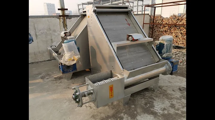 Pig cow chicken manure solid liquid separation and dewatering machine