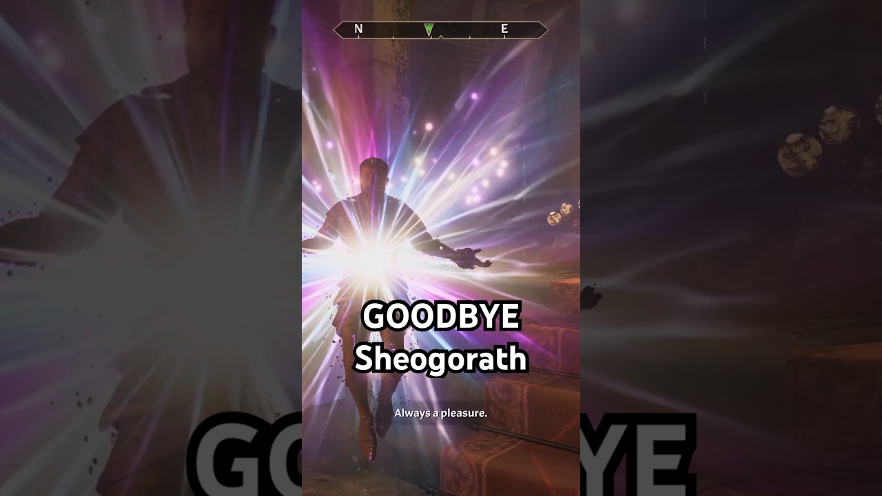 “All shall crumble before Jyggalag!” Sheogorath's last words 