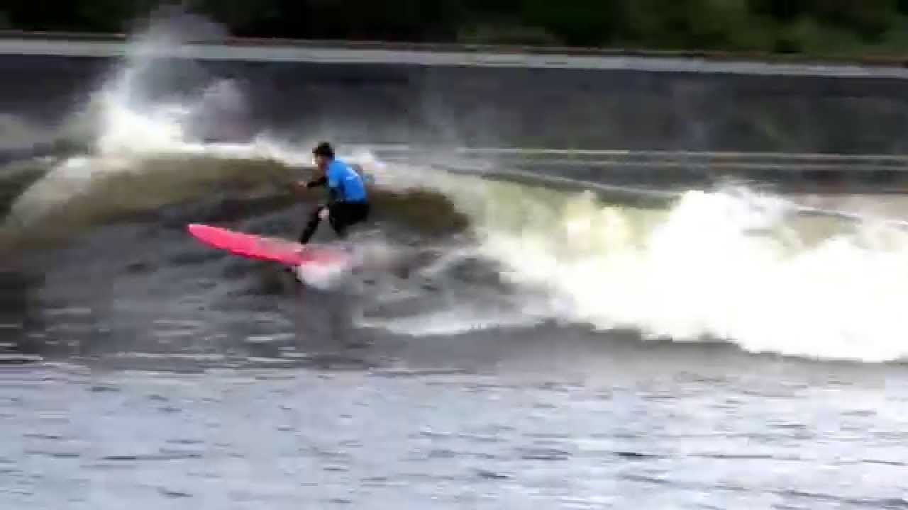 Surf Snowdonia Surfing demonstration for BBC Wales Today YouTube