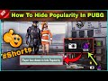 Hide Popularity New Update IN Pubg Mobile || #shots #pubg