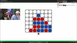 Ludwig & Squeex: Our 1v1 in Connect 4 Gets TOO Competitive 😭🔥🟥