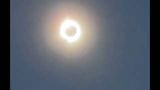 Eclipse Totality as it happens Devils Kitchen Lake ￼
