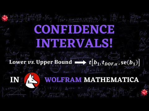 Visualise Confidence Intervals: Wolfram Mathematica Coding Tutorial | Statistical Graphic Calculator